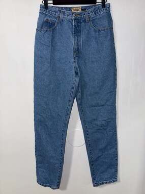 Chamonix High Rise Mom Jeans Size 12R Blue Denim